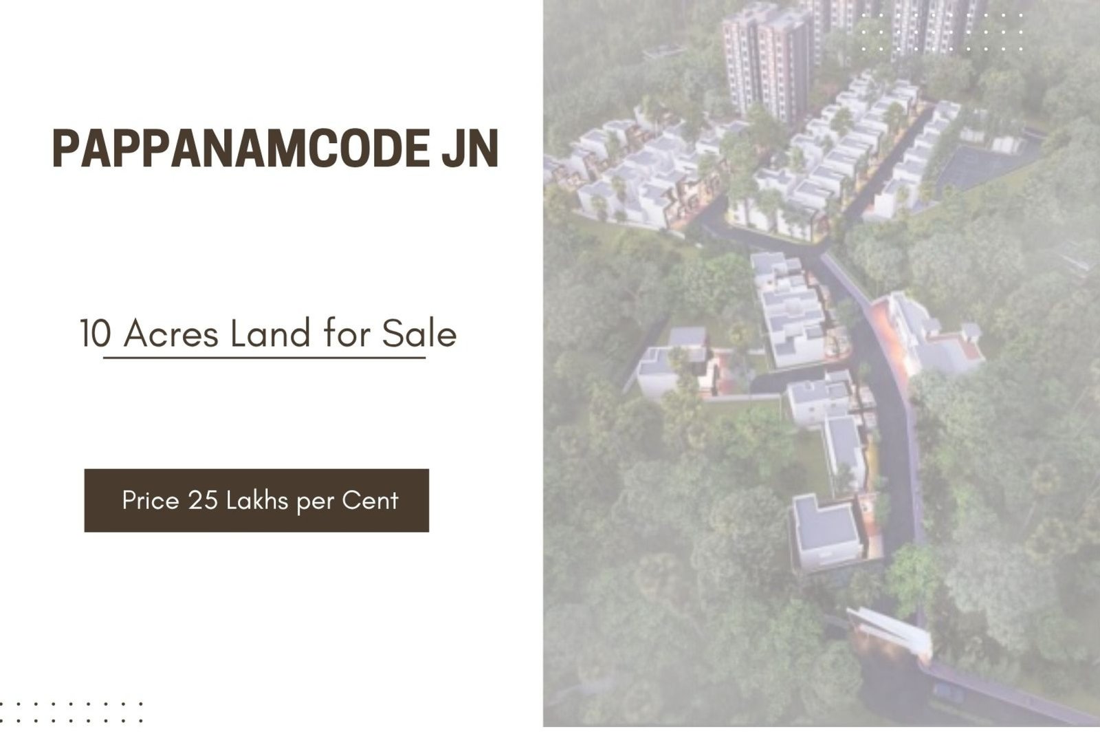 10 Acres For Sale Pappanacode Trivandrum