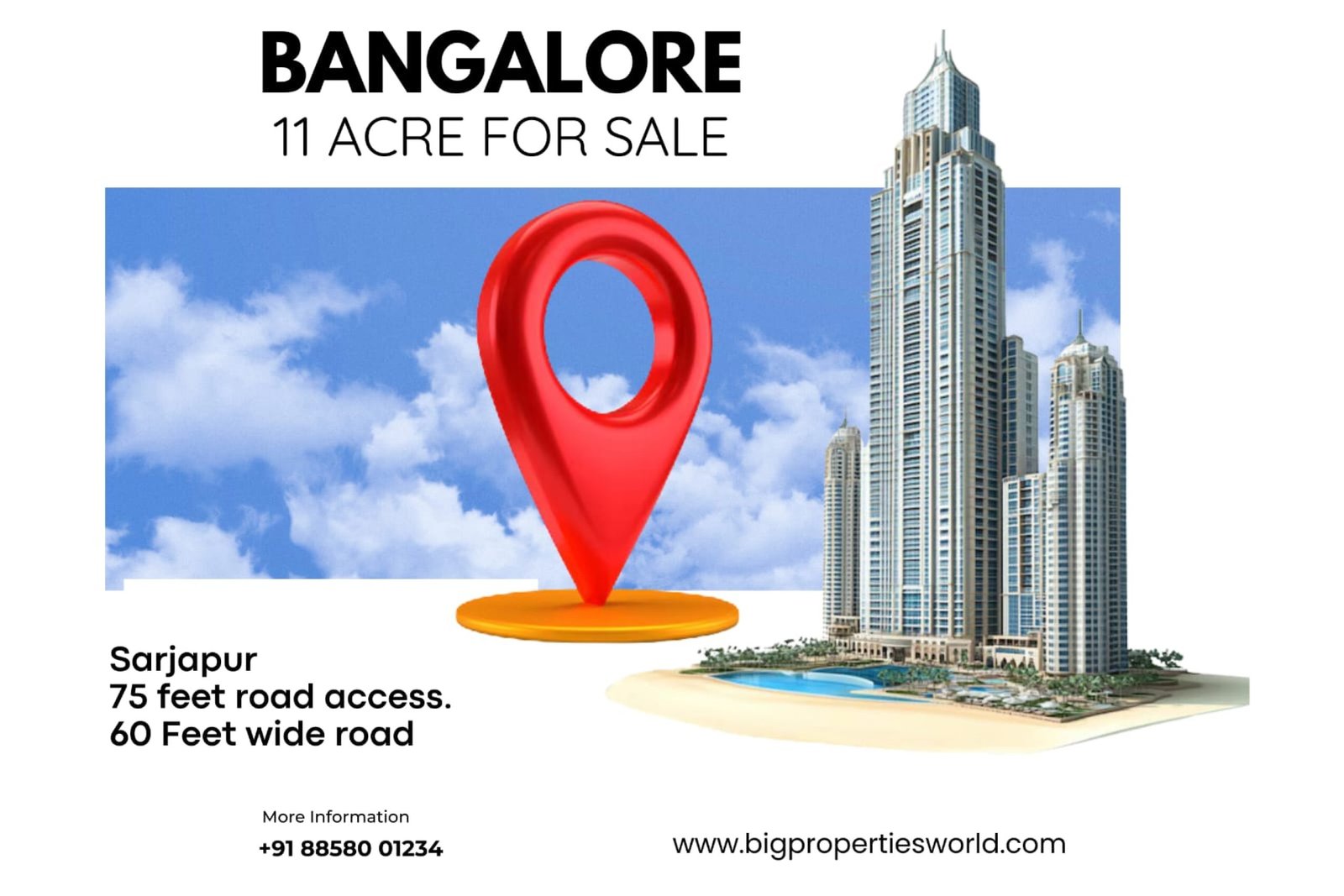 11 Acres for Sale Sarjapur