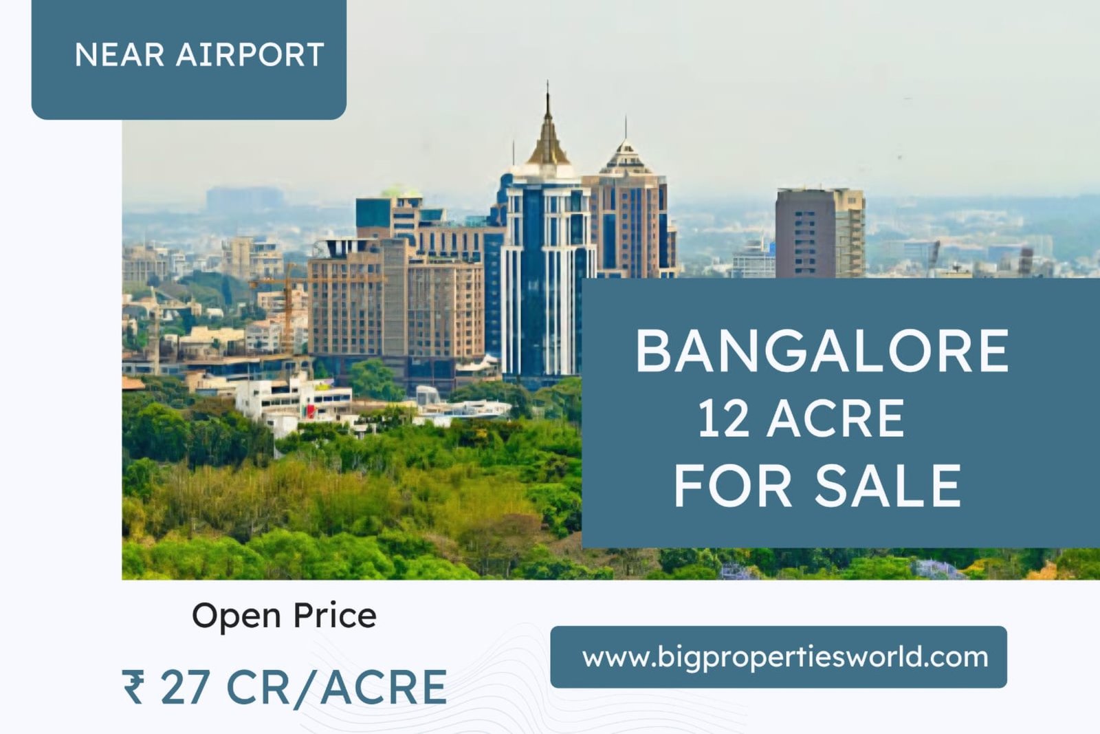 12 Acre Land For Sale Bangalore Airport
