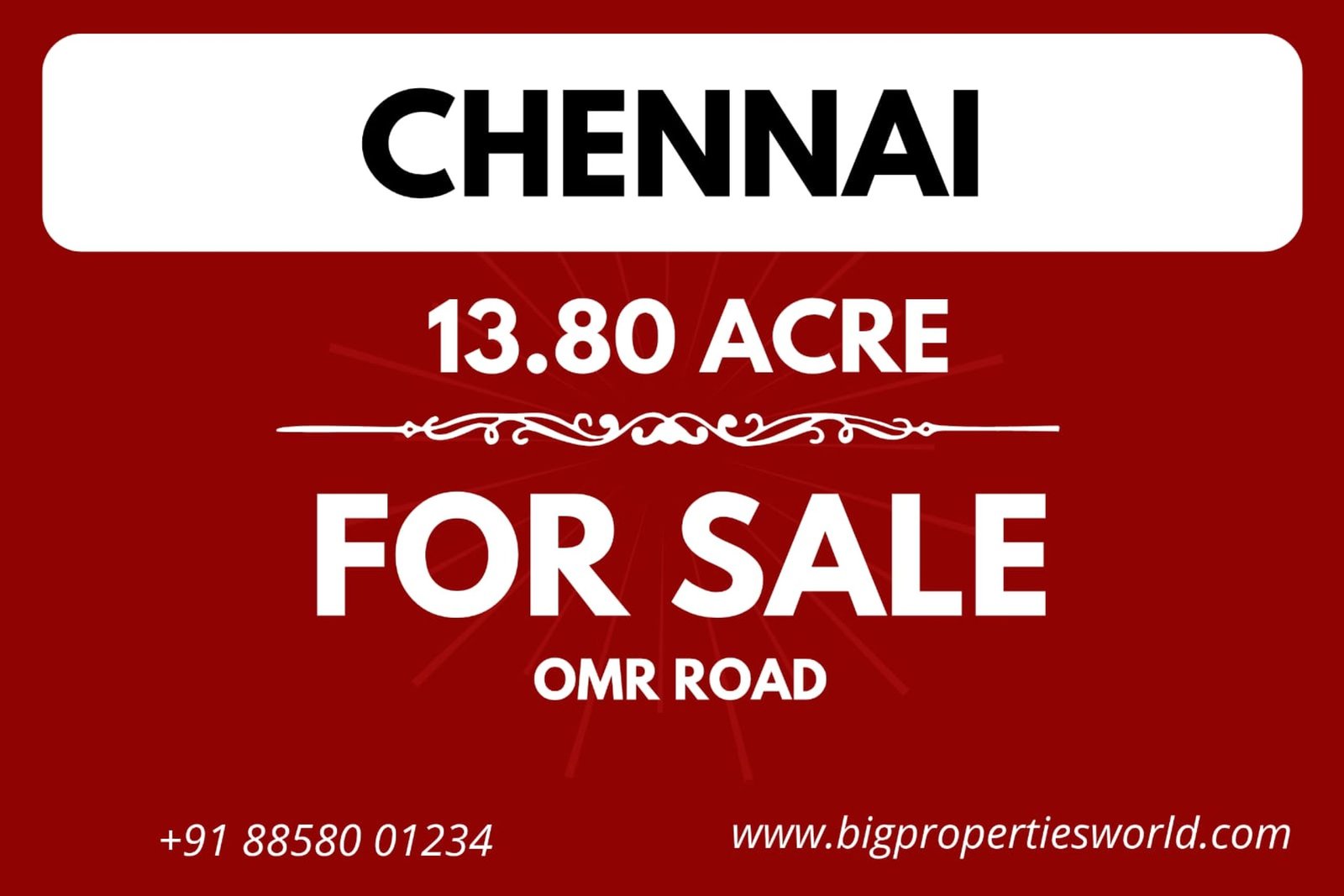 13 Acres for Sale OMR Chennai