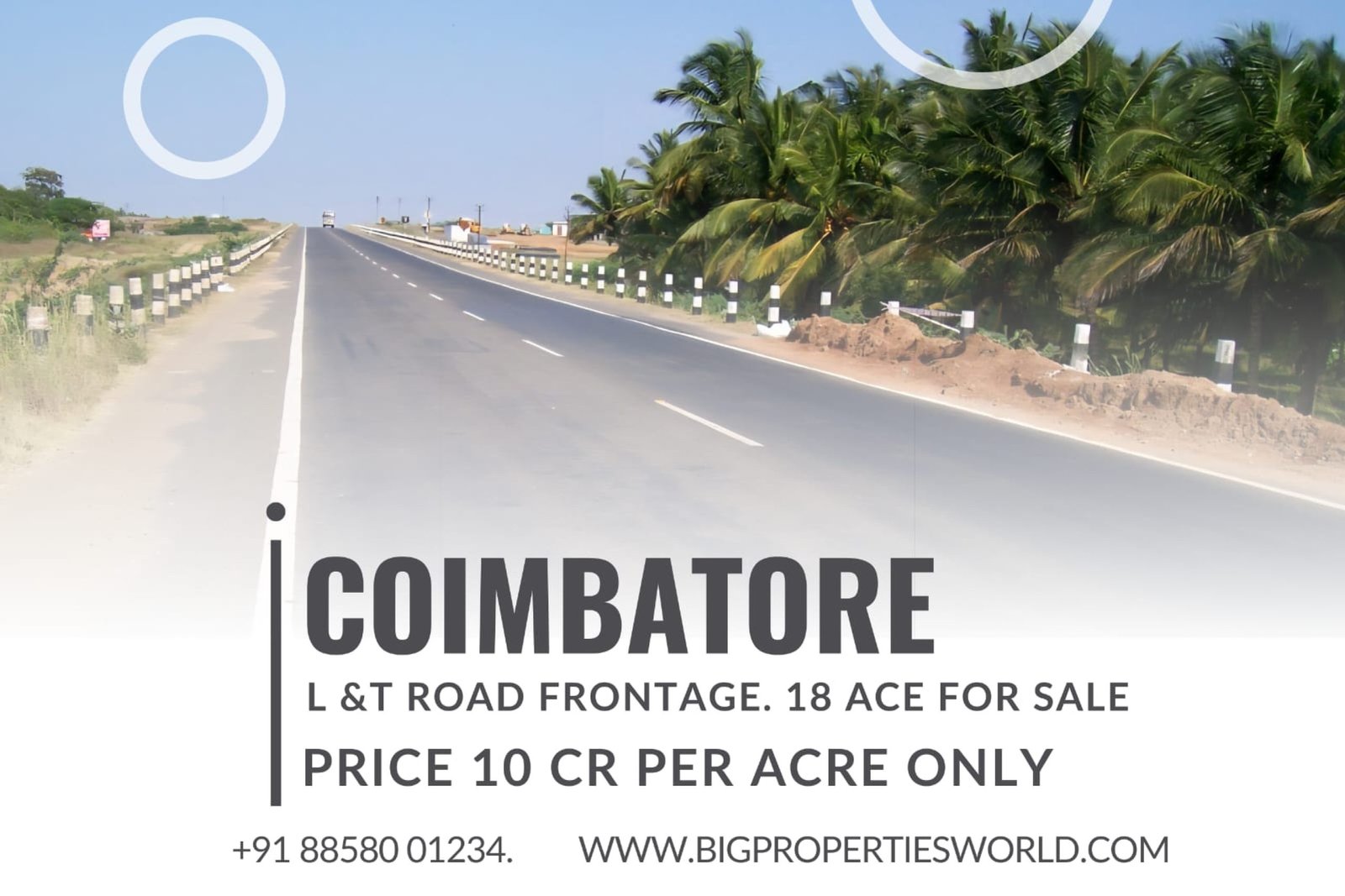 18 ACRES COIMBATORE L&T BYEPASS