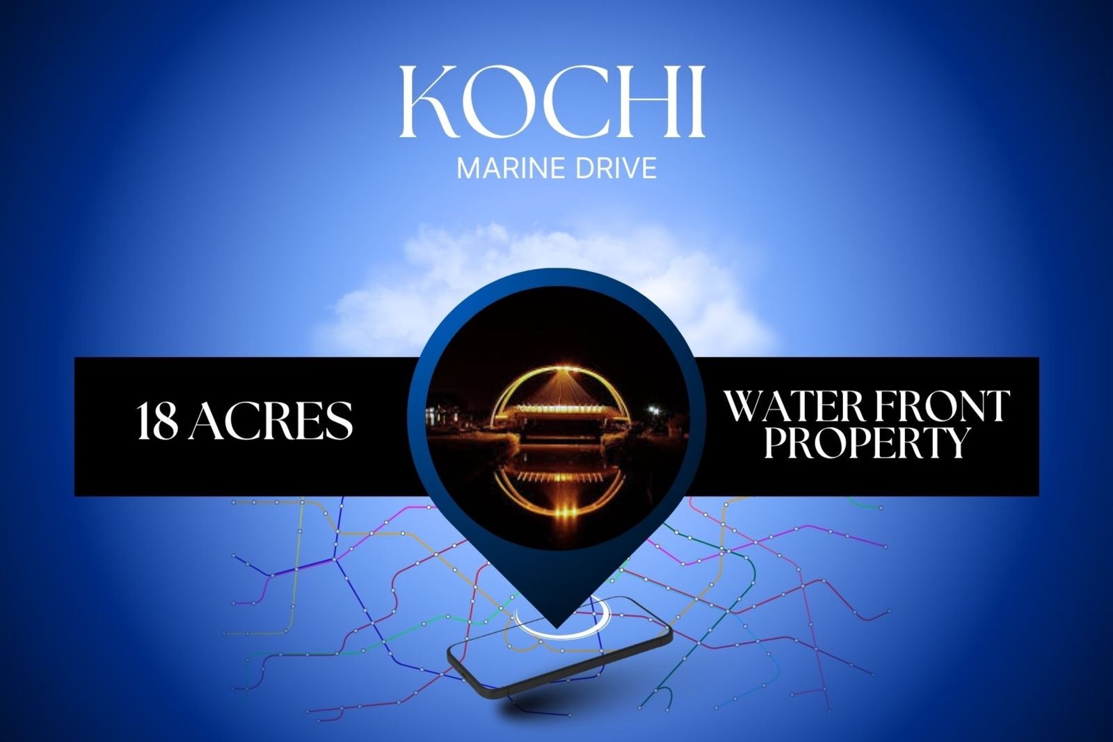 18 Acres Waterfront Propert for Sale Kochi