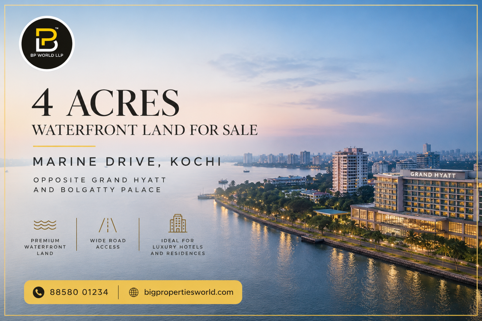 4 Acre Bolgatty Waterfront
