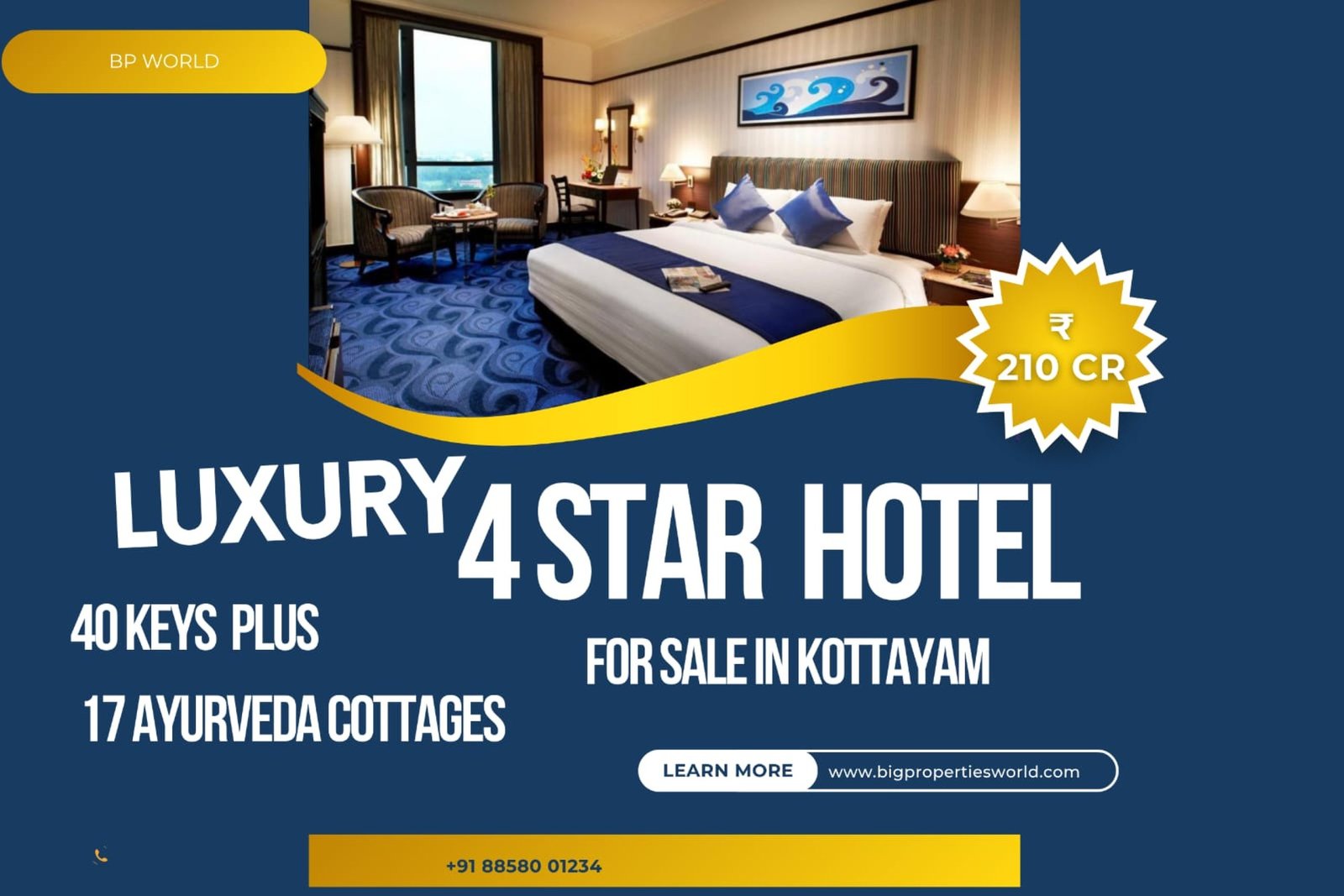 4 Star Hotel For Sale Kaottayam