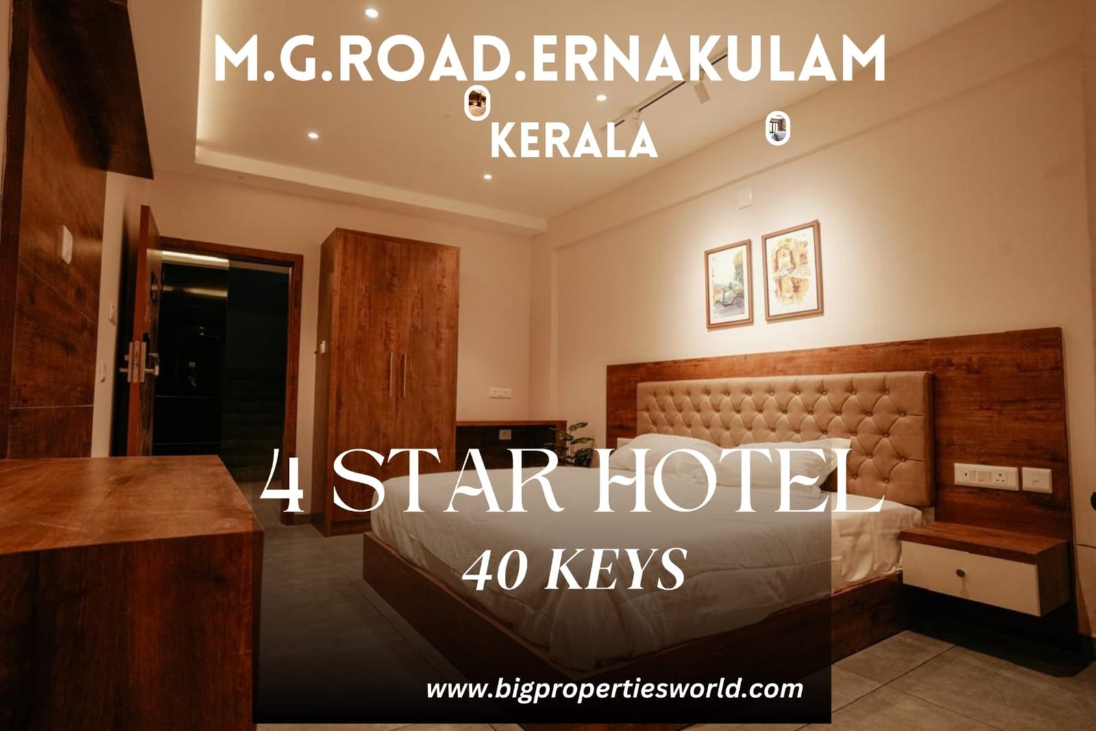 4 Star Hotel for Sale MG Road Ernakulam