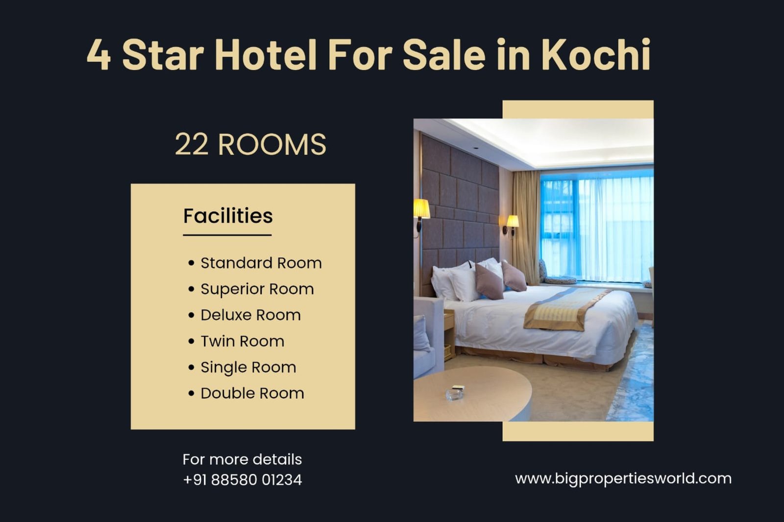 4 star Hotel For Sale Vytilla Petta