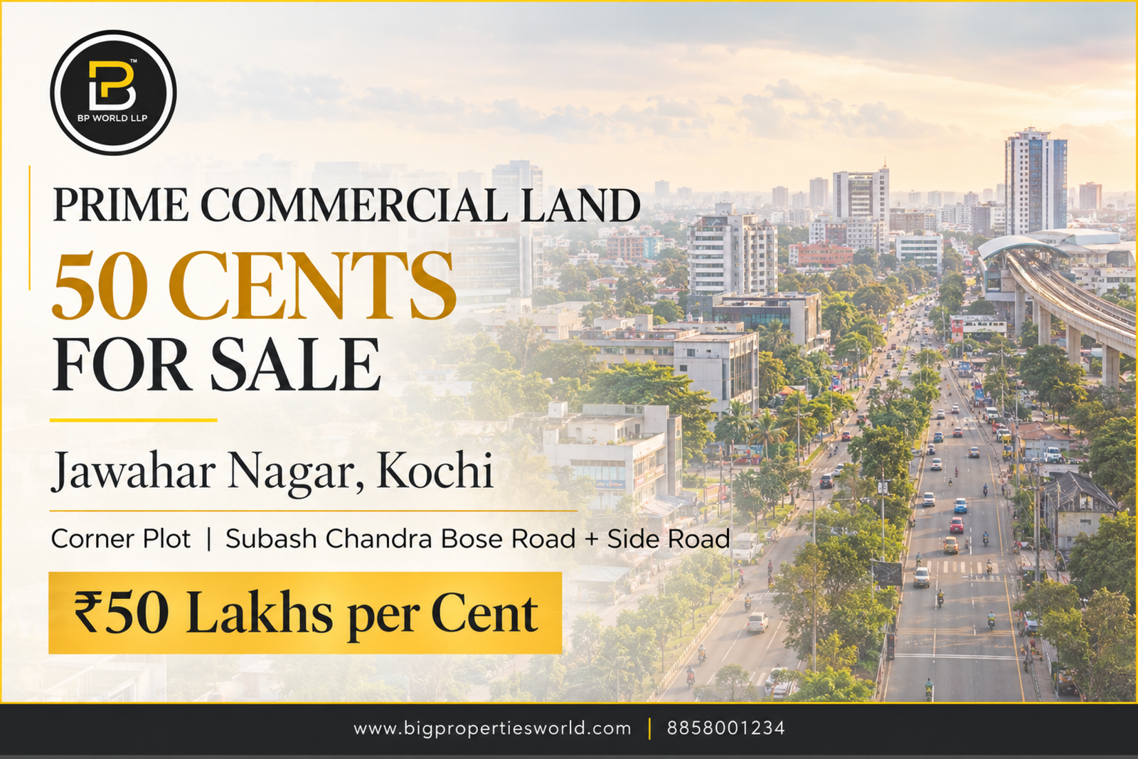 50 Cents for Sale Jawahar Nagar Kadavanthra