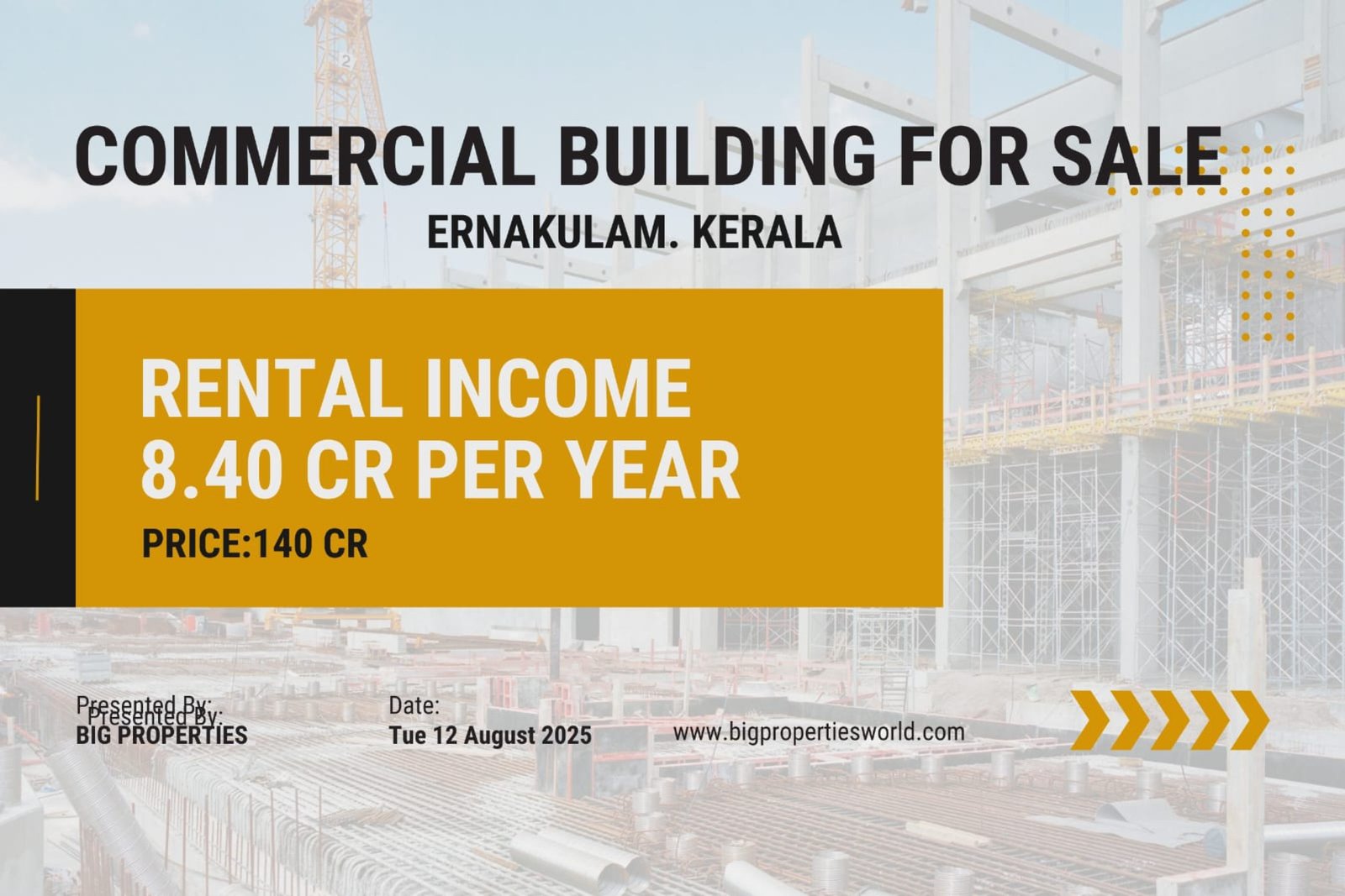 Commercial Building for Sale Ernakulam Income Generating