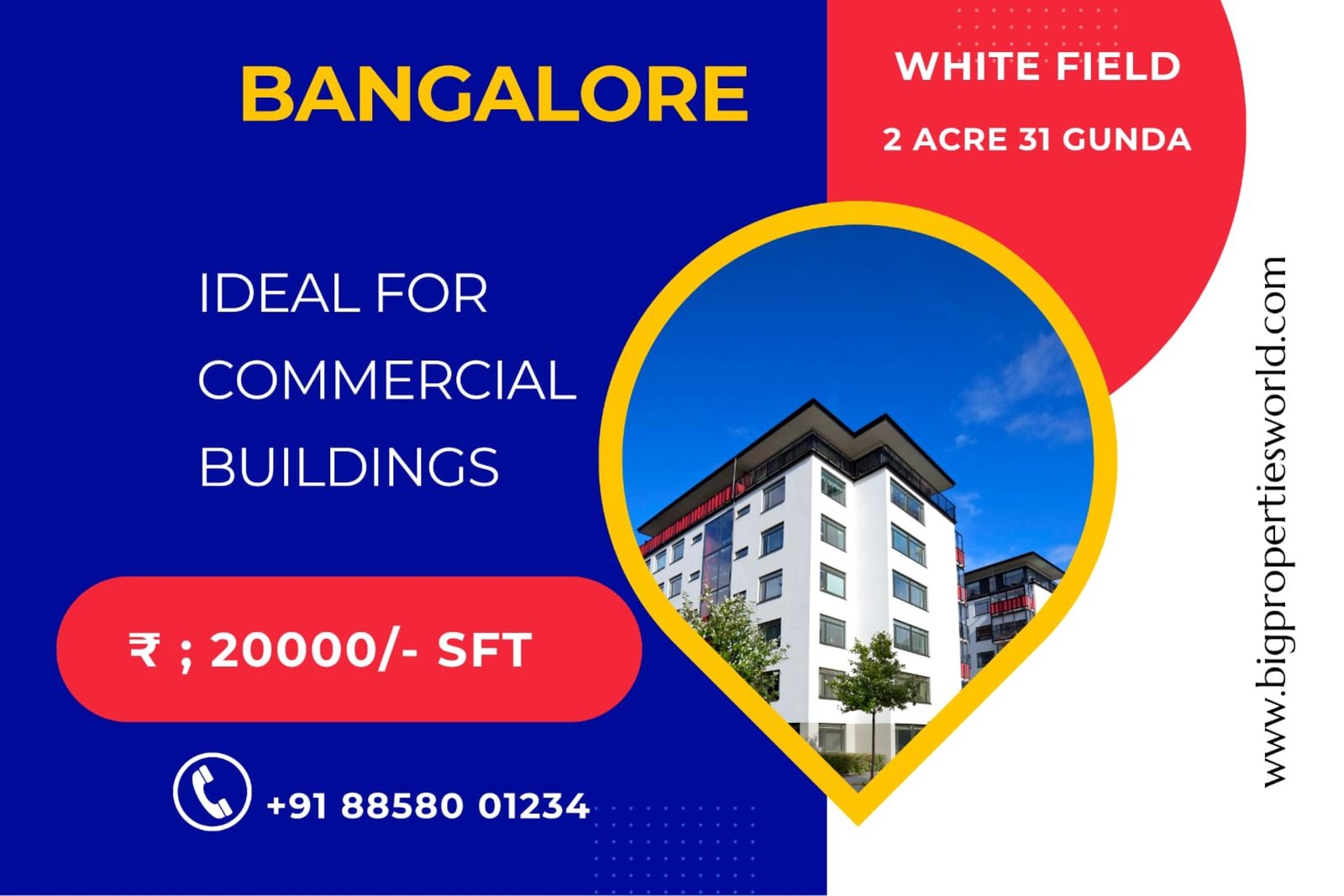 Commercial Land Bangalore Whitefield