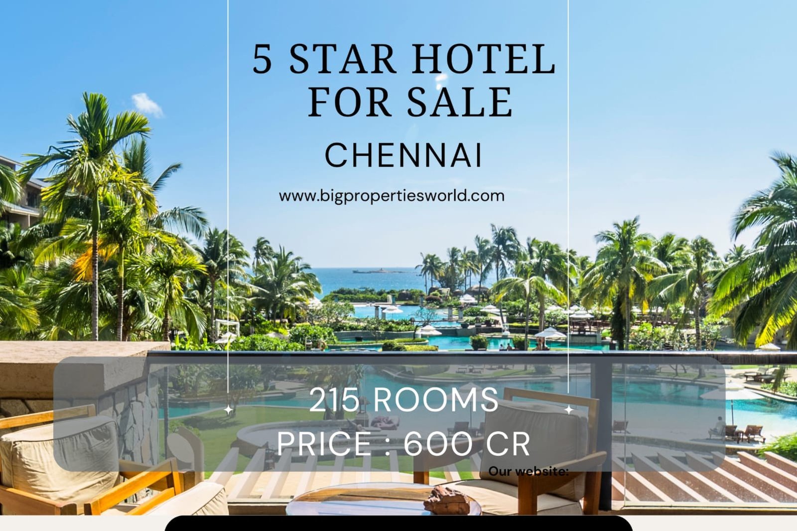 Five Star Hotel For Sale Chennai
