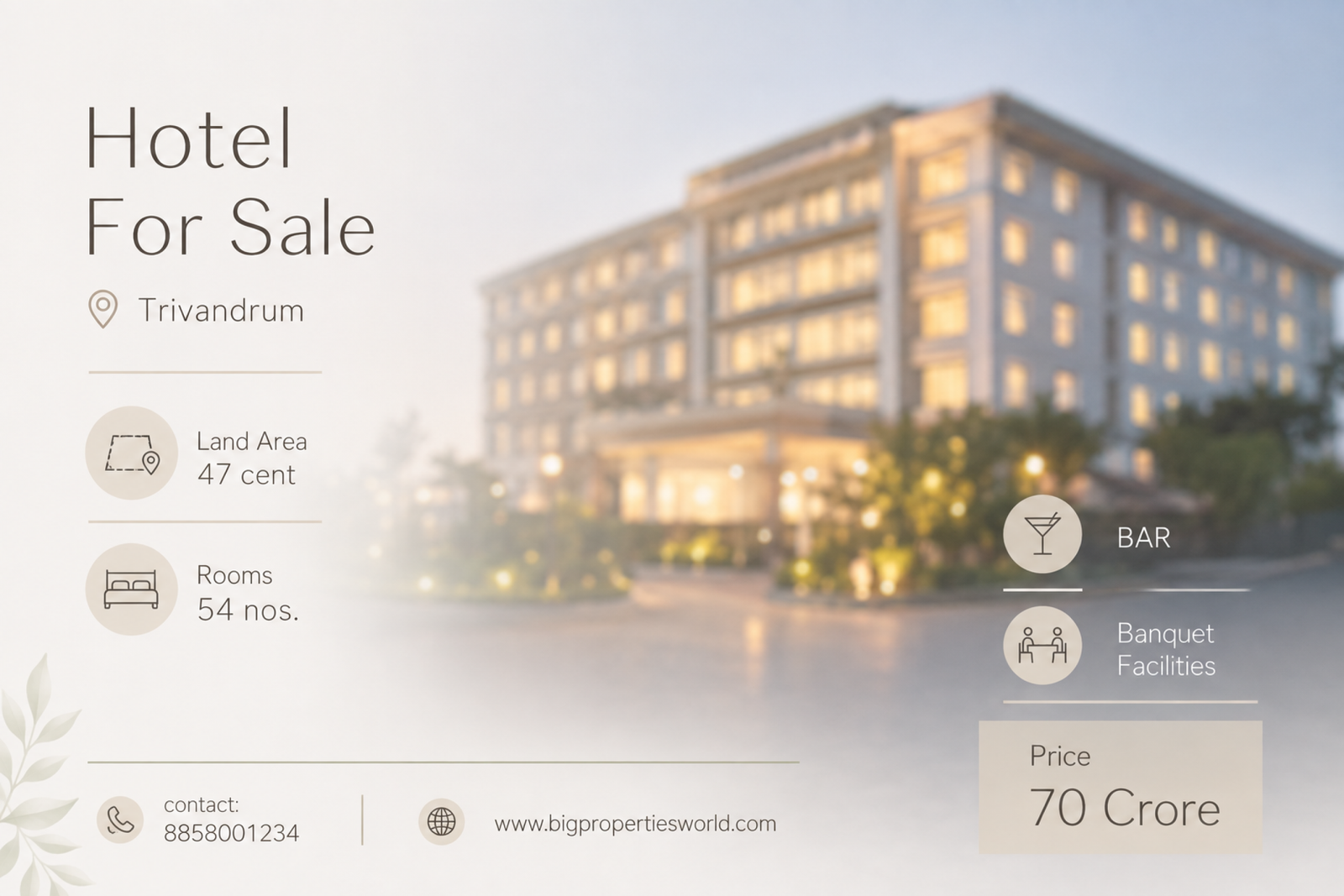 Hotel For Sale