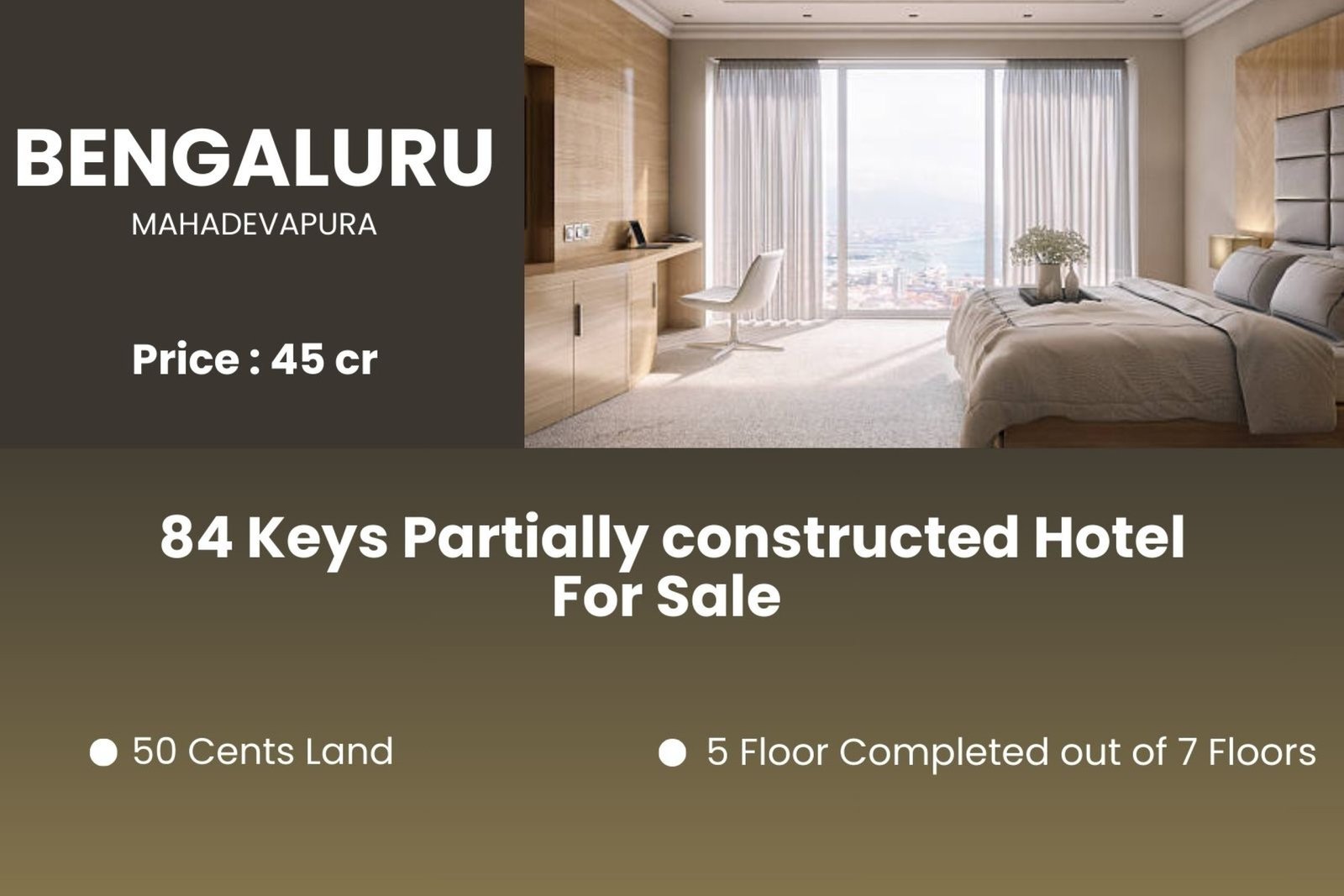 Hotel for Sale Mahadevapura Bengaluru