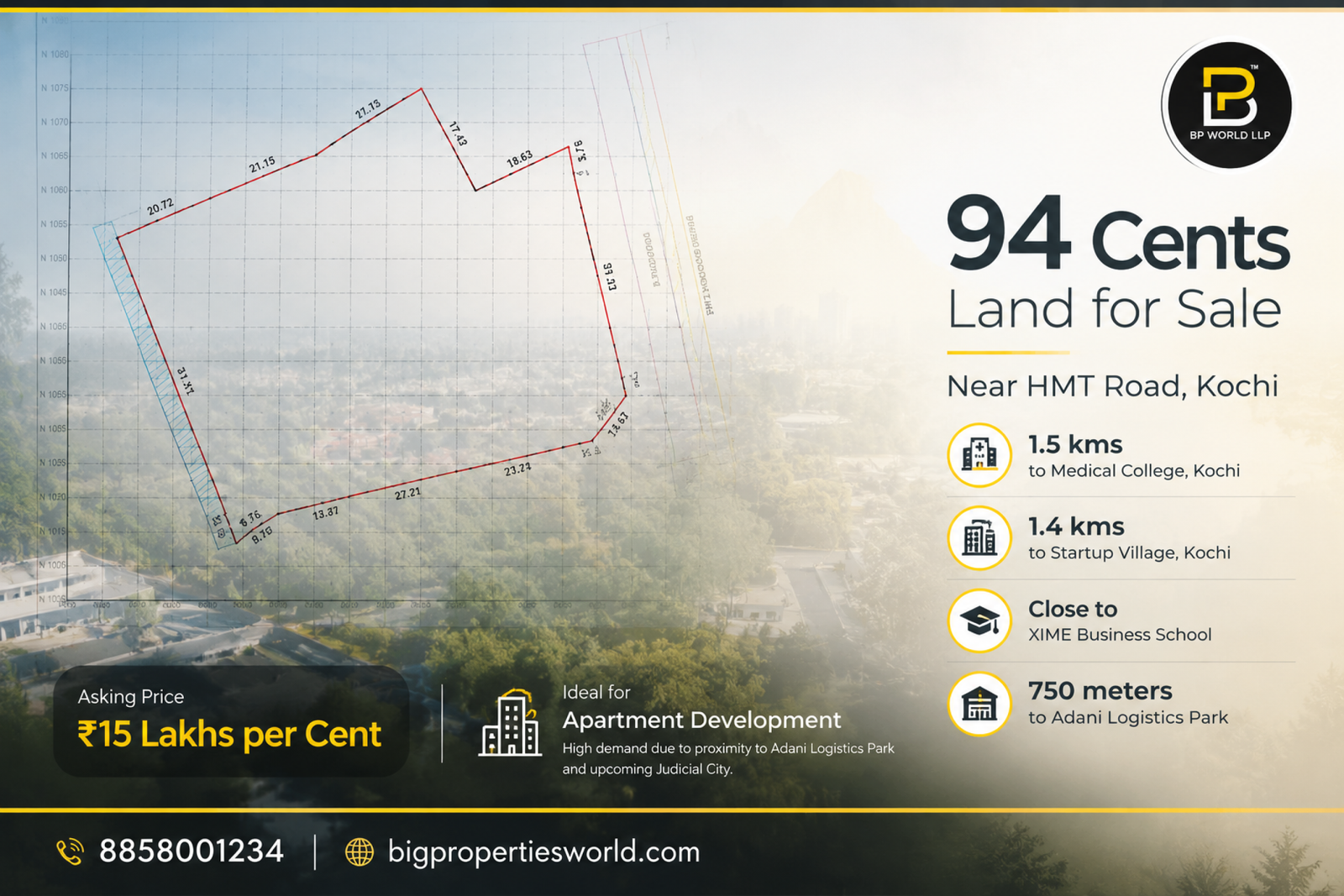 Kalamassery HMT Property for Sale