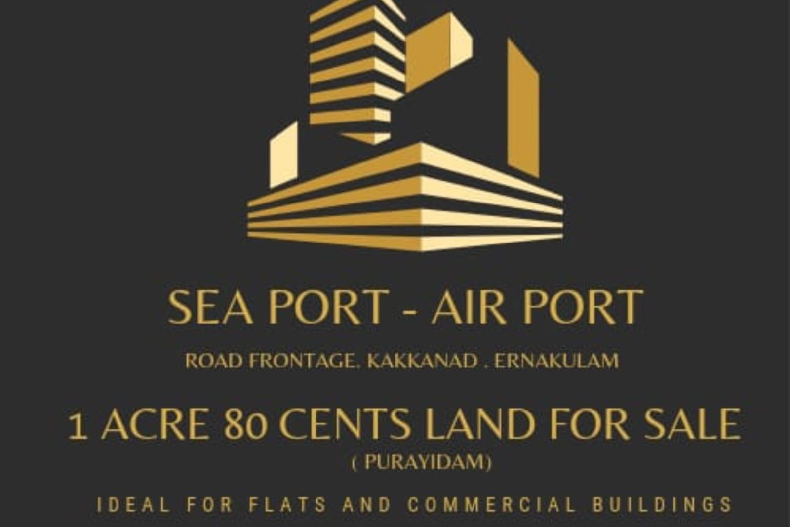 Land for Sale Seaport Airport Road ernakulam