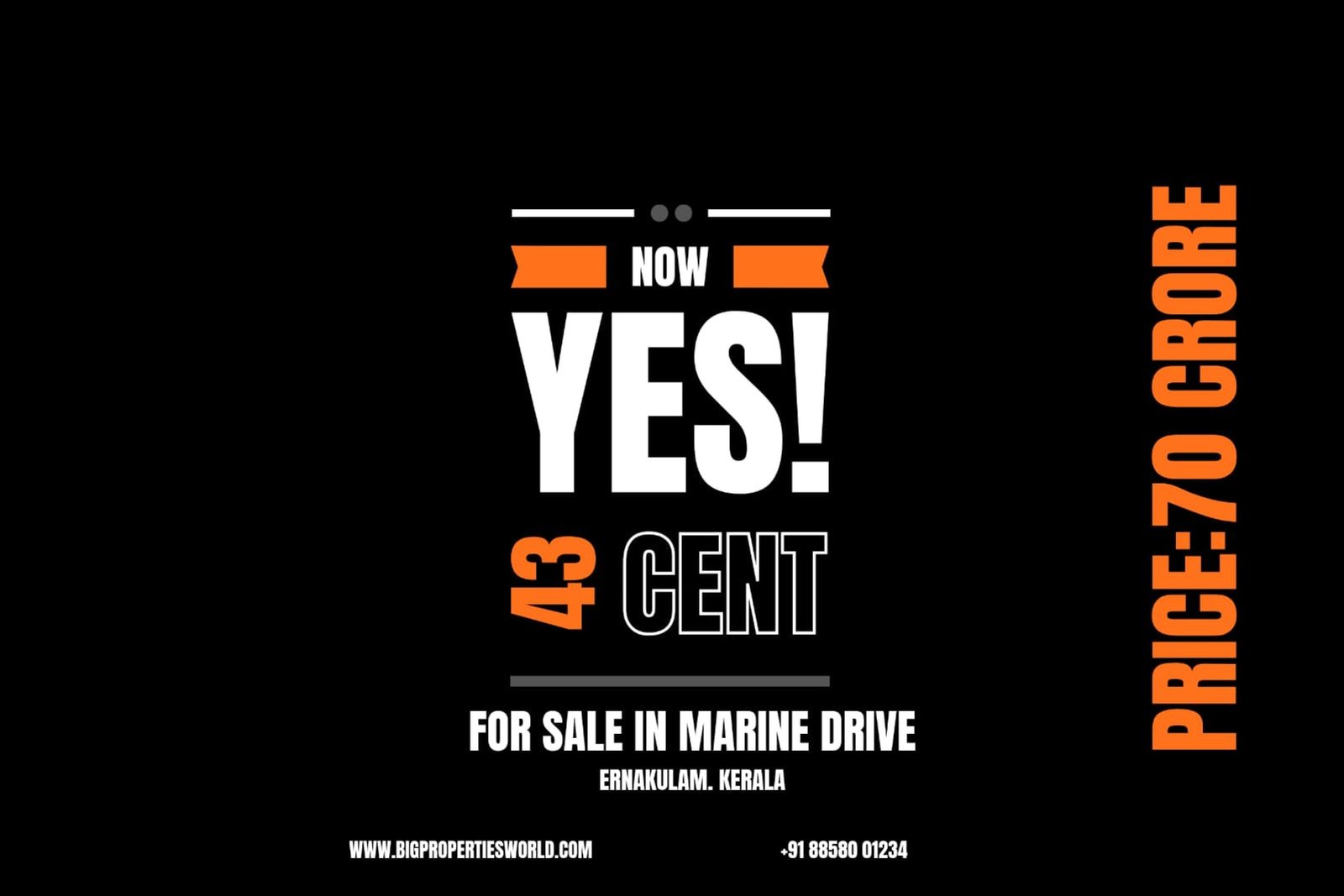 Property for Sale MArine Drive Kochi