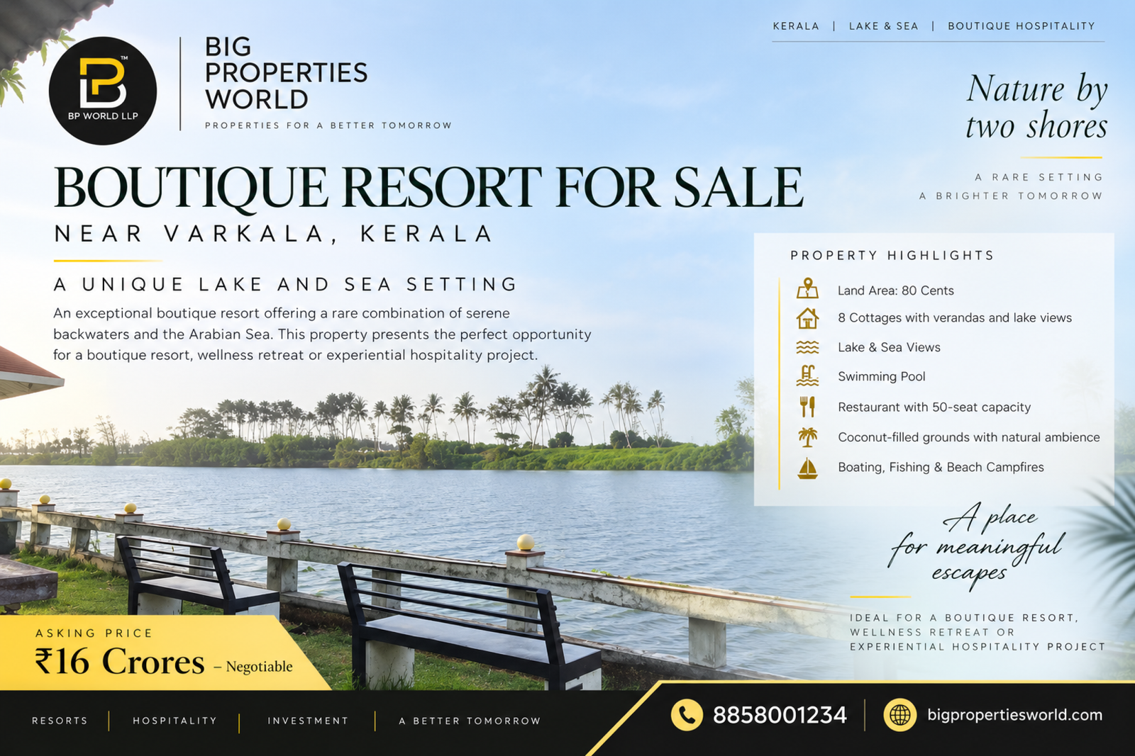Resort for Sale Varkala