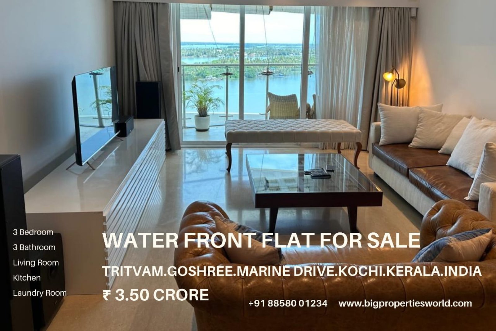 Waterfront Apartment for Sale Kochi